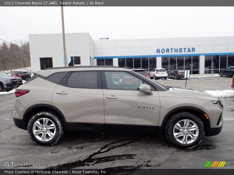 Pewter Metallic / Jet Black 2021 Chevrolet Blazer LT AWD