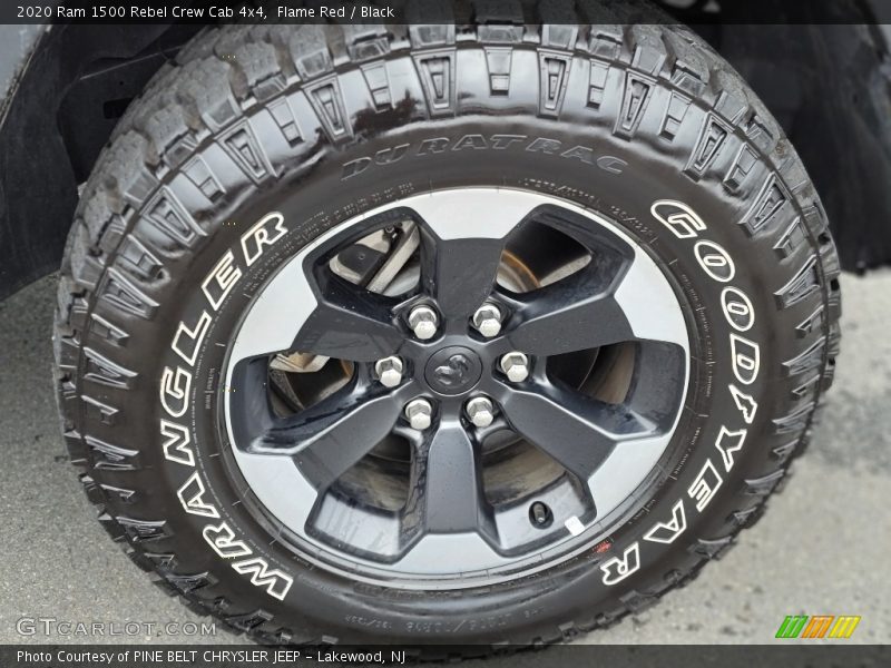 Flame Red / Black 2020 Ram 1500 Rebel Crew Cab 4x4