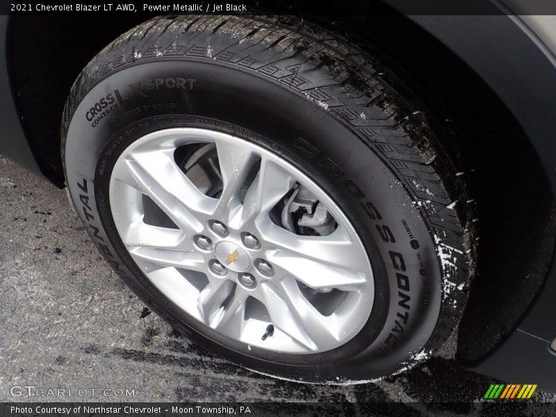 Pewter Metallic / Jet Black 2021 Chevrolet Blazer LT AWD