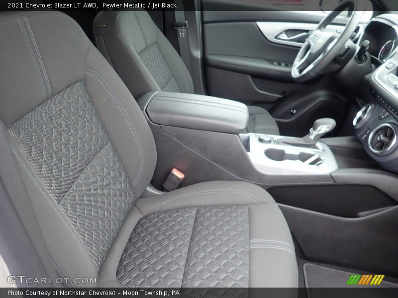 Pewter Metallic / Jet Black 2021 Chevrolet Blazer LT AWD