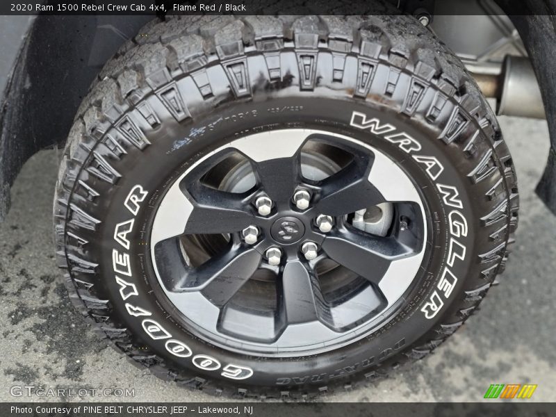 Flame Red / Black 2020 Ram 1500 Rebel Crew Cab 4x4