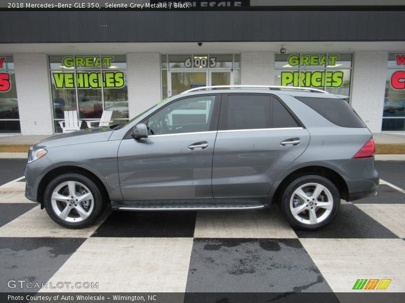 Selenite Grey Metallic / Black 2018 Mercedes-Benz GLE 350