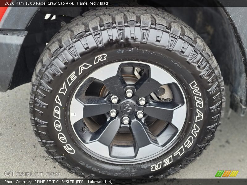 Flame Red / Black 2020 Ram 1500 Rebel Crew Cab 4x4