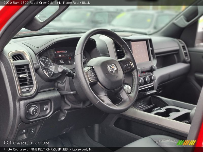 Flame Red / Black 2020 Ram 1500 Rebel Crew Cab 4x4