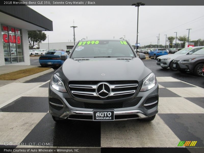 Selenite Grey Metallic / Black 2018 Mercedes-Benz GLE 350