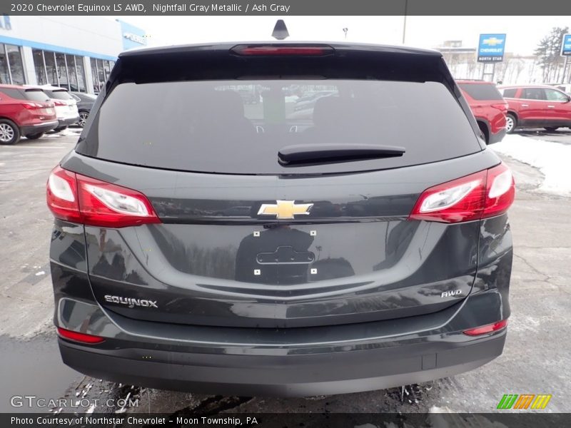 Nightfall Gray Metallic / Ash Gray 2020 Chevrolet Equinox LS AWD