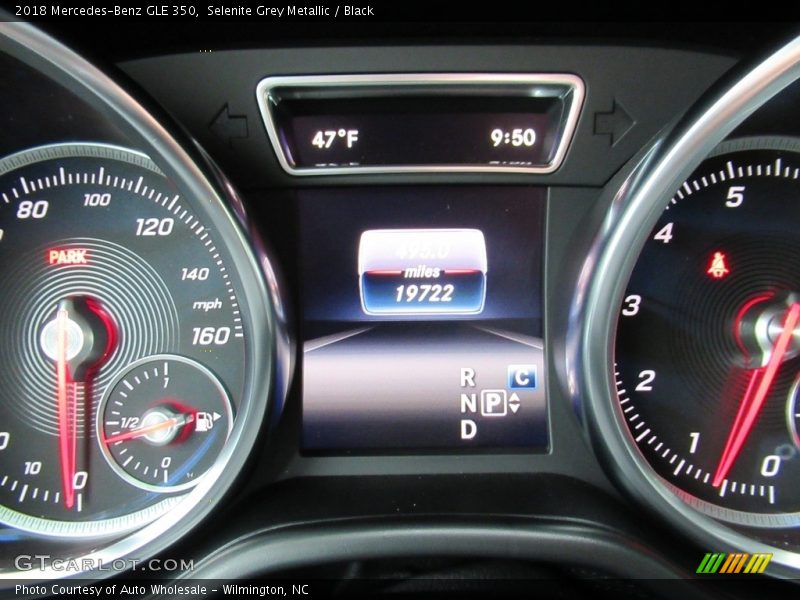 Selenite Grey Metallic / Black 2018 Mercedes-Benz GLE 350