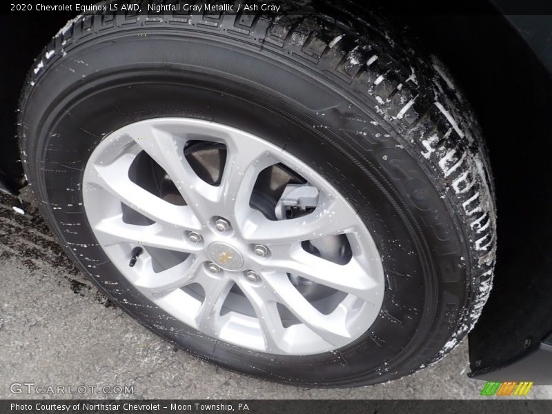 Nightfall Gray Metallic / Ash Gray 2020 Chevrolet Equinox LS AWD