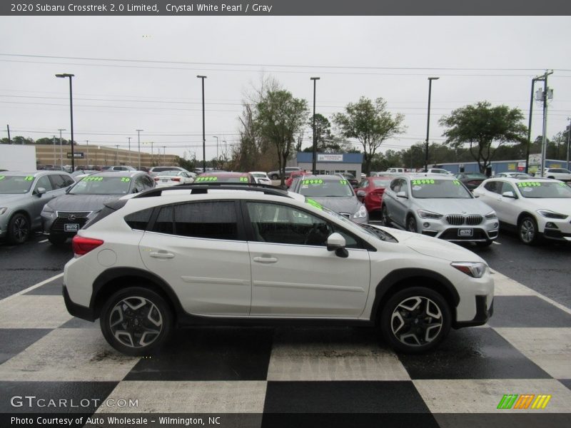 Crystal White Pearl / Gray 2020 Subaru Crosstrek 2.0 Limited