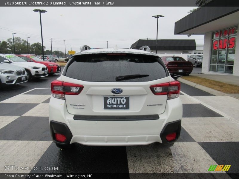 Crystal White Pearl / Gray 2020 Subaru Crosstrek 2.0 Limited
