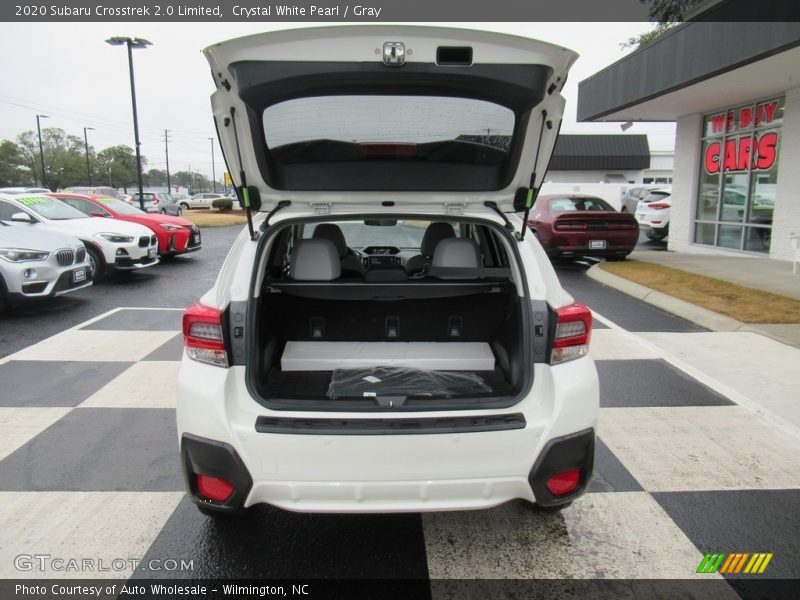Crystal White Pearl / Gray 2020 Subaru Crosstrek 2.0 Limited
