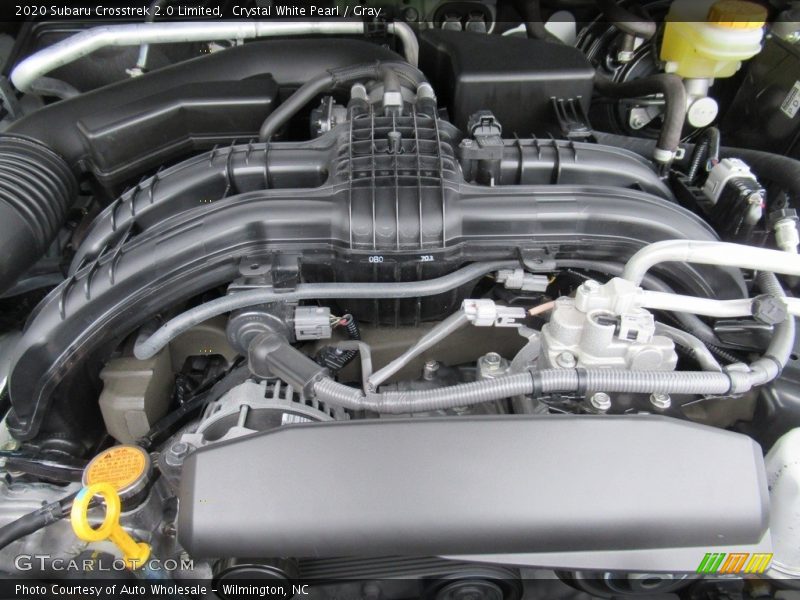 Crystal White Pearl / Gray 2020 Subaru Crosstrek 2.0 Limited