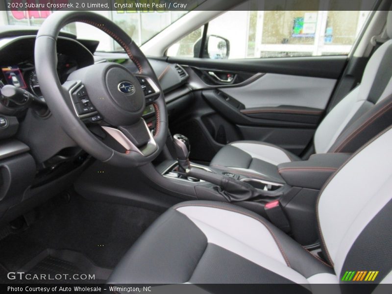 Crystal White Pearl / Gray 2020 Subaru Crosstrek 2.0 Limited