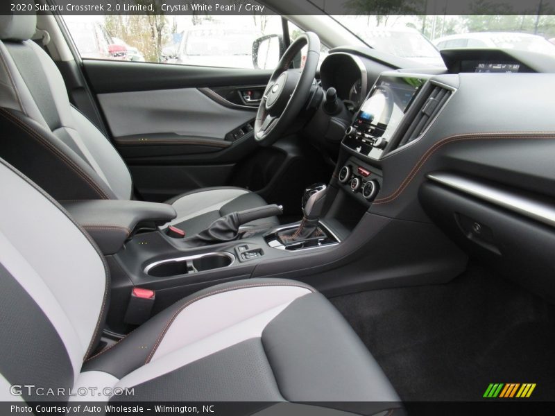 Crystal White Pearl / Gray 2020 Subaru Crosstrek 2.0 Limited