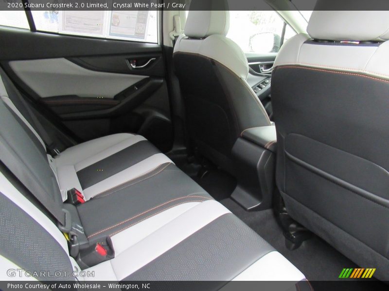 Crystal White Pearl / Gray 2020 Subaru Crosstrek 2.0 Limited