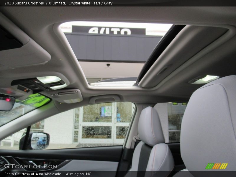 Crystal White Pearl / Gray 2020 Subaru Crosstrek 2.0 Limited