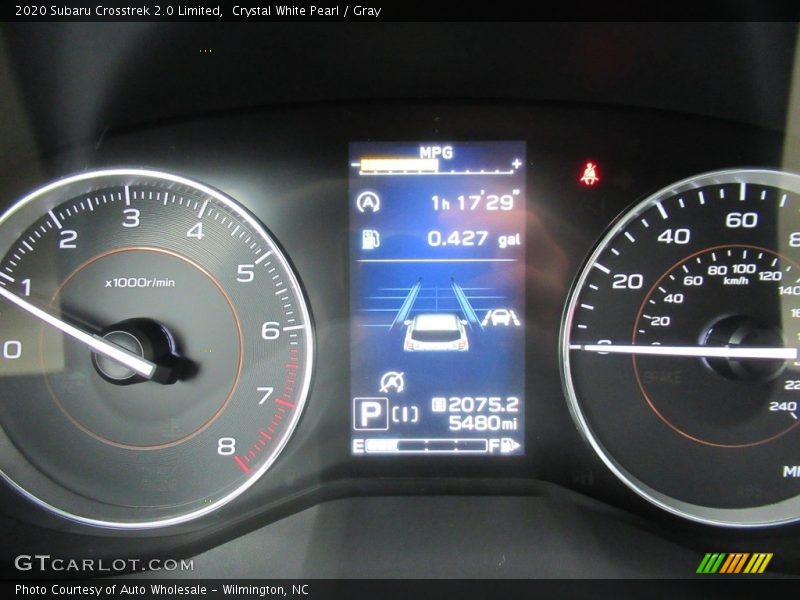 Crystal White Pearl / Gray 2020 Subaru Crosstrek 2.0 Limited