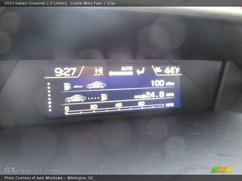 Crystal White Pearl / Gray 2020 Subaru Crosstrek 2.0 Limited