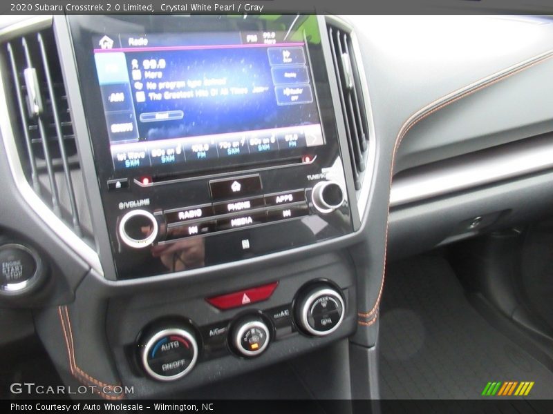Crystal White Pearl / Gray 2020 Subaru Crosstrek 2.0 Limited