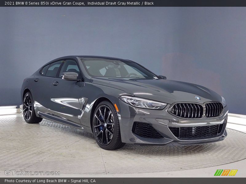 Individual Dravit Gray Metallic / Black 2021 BMW 8 Series 850i xDrive Gran Coupe