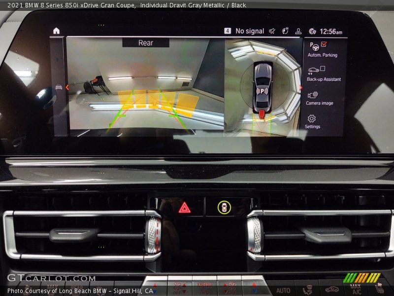 Controls of 2021 8 Series 850i xDrive Gran Coupe