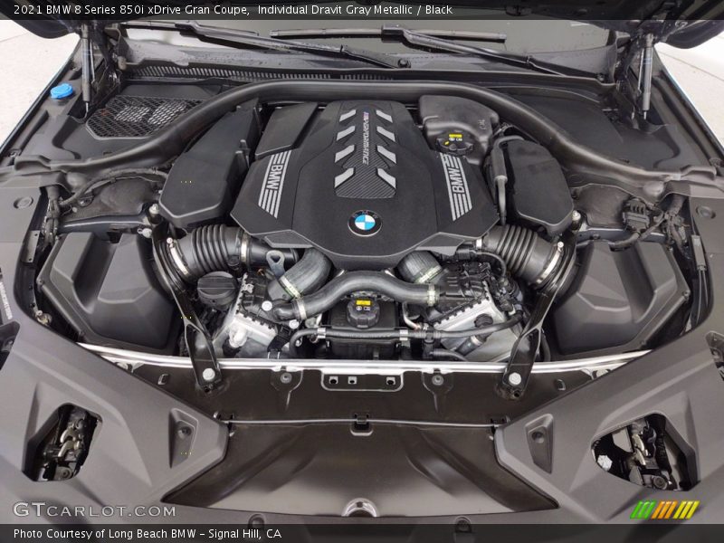 2021 8 Series 850i xDrive Gran Coupe Engine - 4.4 Liter M TwinPower Turbocharged DOHC 32-Valve VVT V8