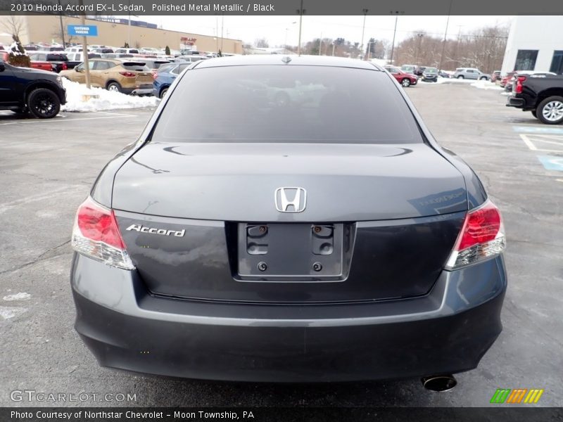 Polished Metal Metallic / Black 2010 Honda Accord EX-L Sedan