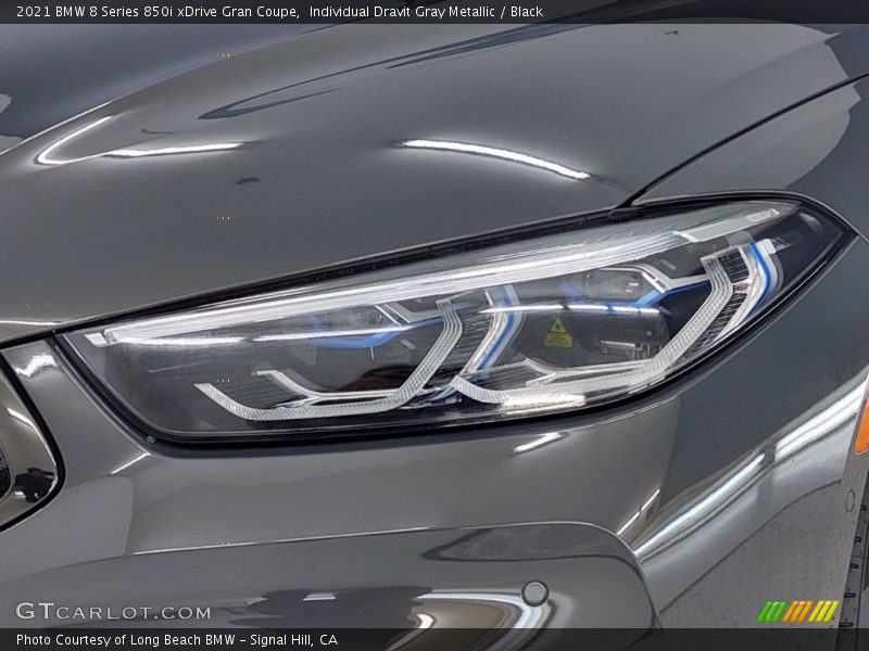 Individual Dravit Gray Metallic / Black 2021 BMW 8 Series 850i xDrive Gran Coupe
