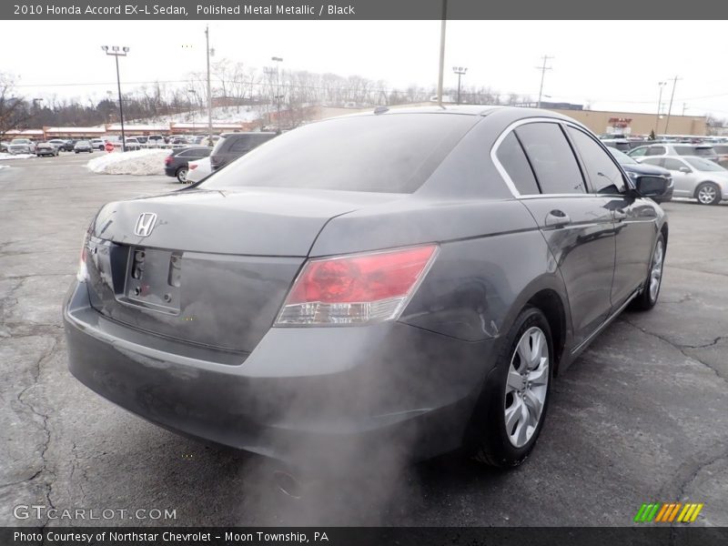 Polished Metal Metallic / Black 2010 Honda Accord EX-L Sedan
