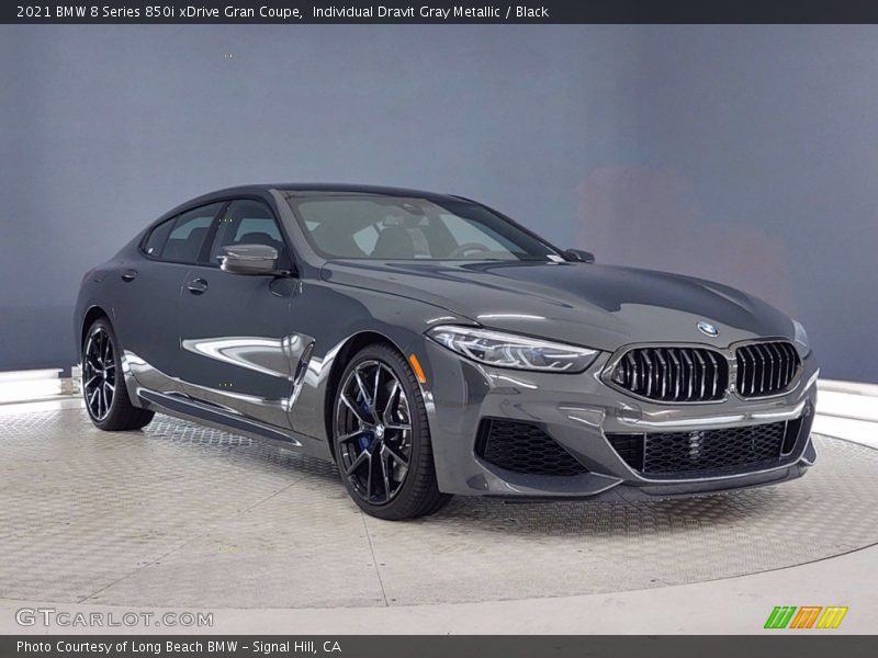 Individual Dravit Gray Metallic / Black 2021 BMW 8 Series 850i xDrive Gran Coupe