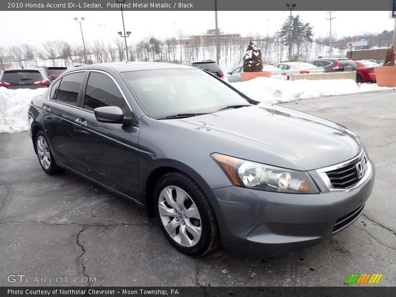 Polished Metal Metallic / Black 2010 Honda Accord EX-L Sedan