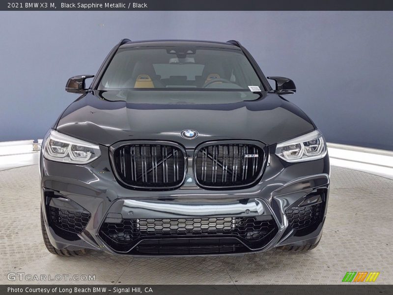 Black Sapphire Metallic / Black 2021 BMW X3 M