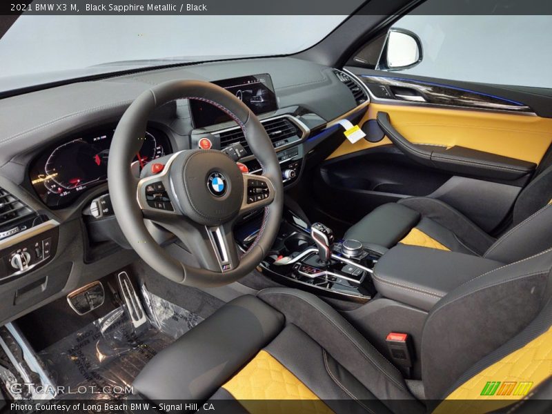  2021 X3 M  Black Interior