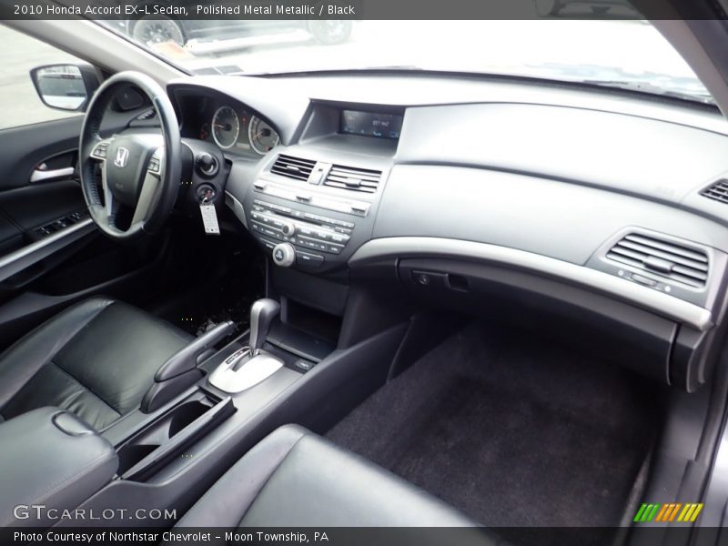 Polished Metal Metallic / Black 2010 Honda Accord EX-L Sedan