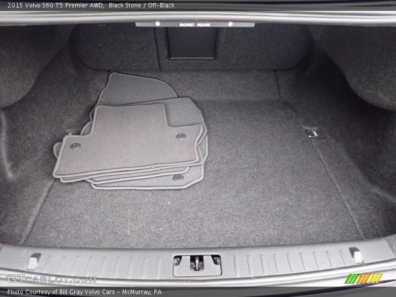  2015 S60 T5 Premier AWD Trunk