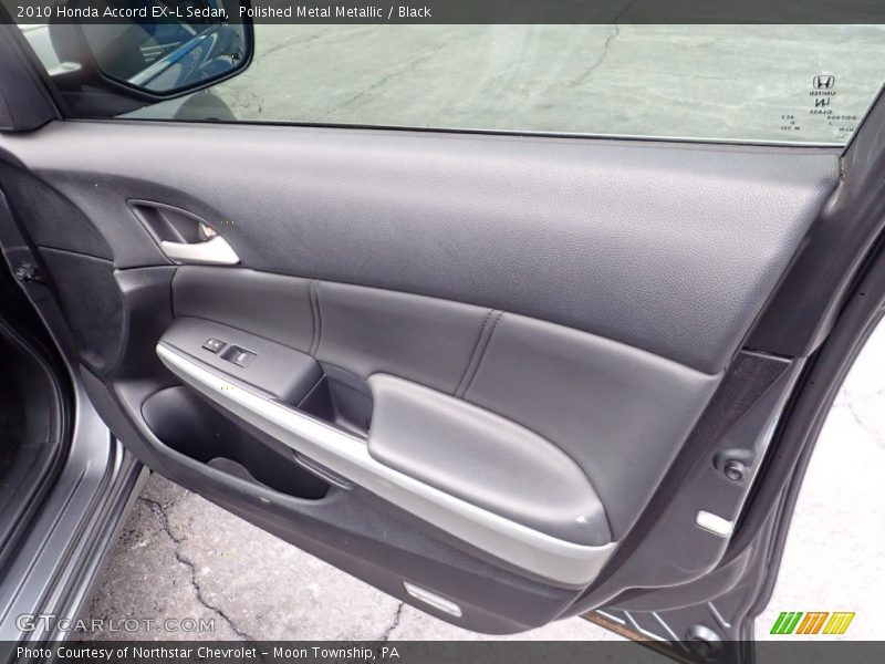 Polished Metal Metallic / Black 2010 Honda Accord EX-L Sedan