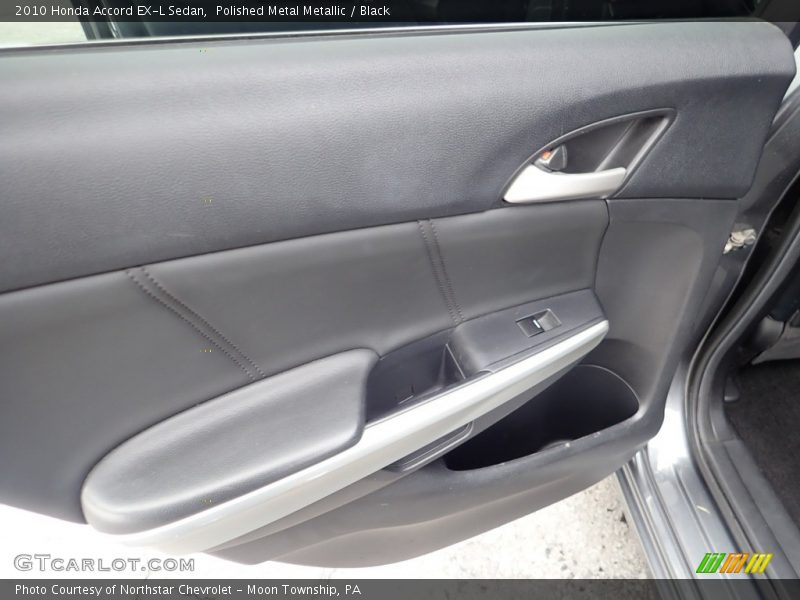 Polished Metal Metallic / Black 2010 Honda Accord EX-L Sedan