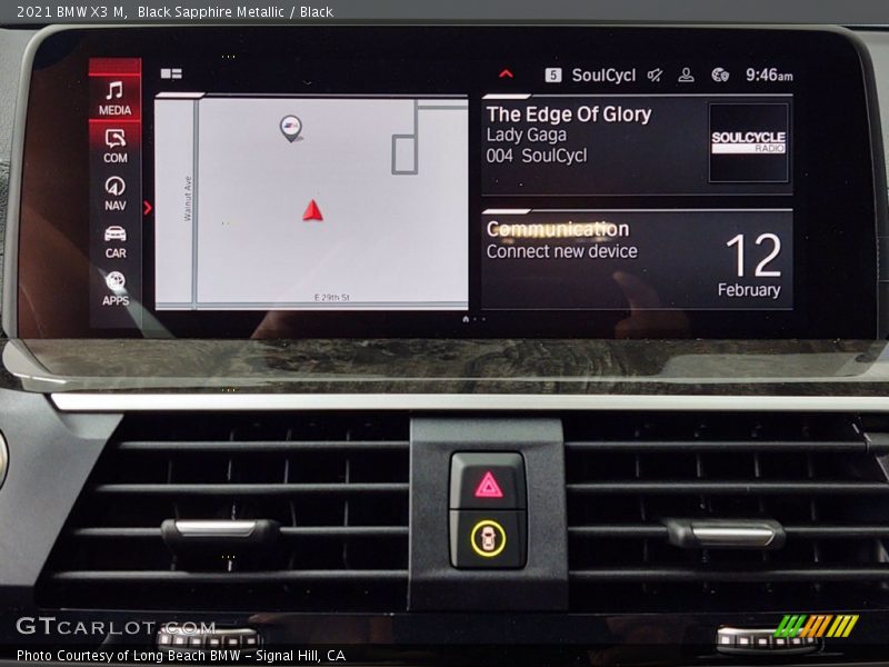 Black Sapphire Metallic / Black 2021 BMW X3 M