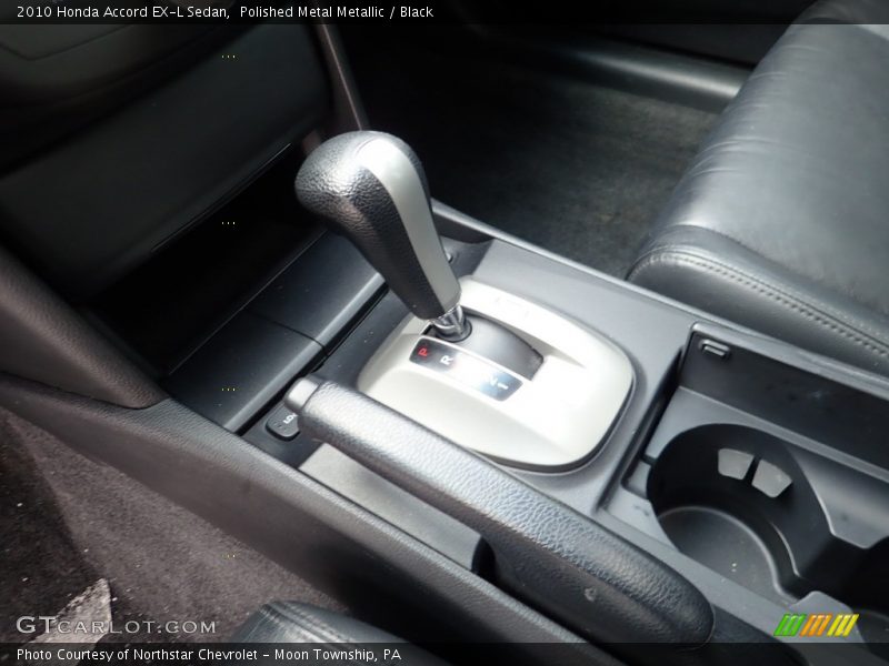 Polished Metal Metallic / Black 2010 Honda Accord EX-L Sedan