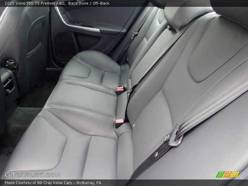 Rear Seat of 2015 S60 T5 Premier AWD