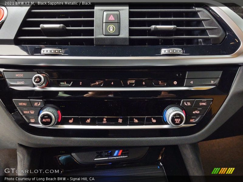 Black Sapphire Metallic / Black 2021 BMW X3 M