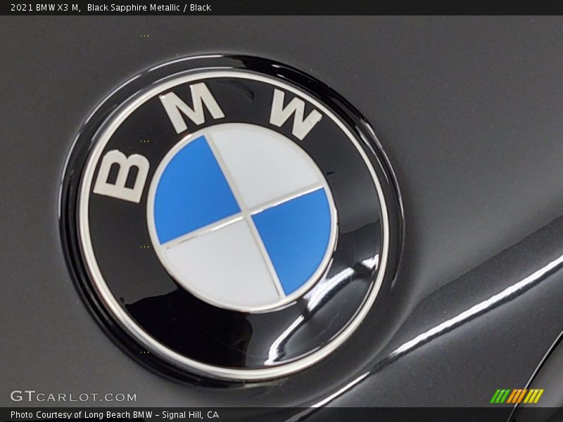 Black Sapphire Metallic / Black 2021 BMW X3 M