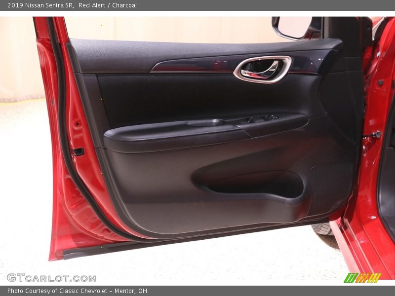Red Alert / Charcoal 2019 Nissan Sentra SR