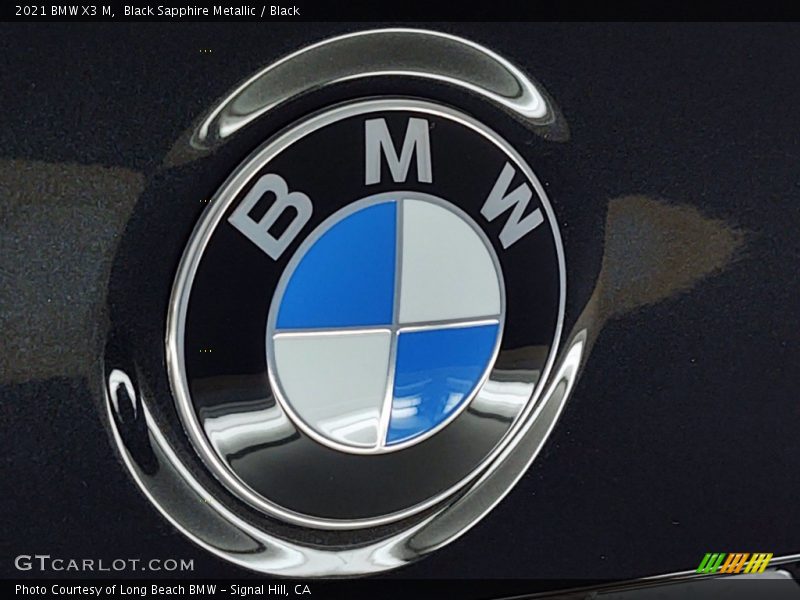 Black Sapphire Metallic / Black 2021 BMW X3 M