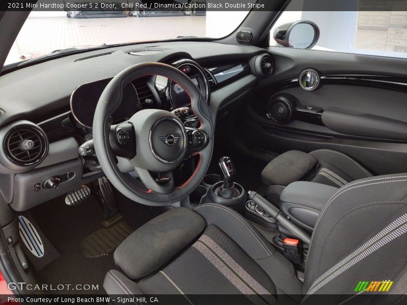  2021 Hardtop Cooper S 2 Door Dinamica/Carbon Black Double Stripe Interior