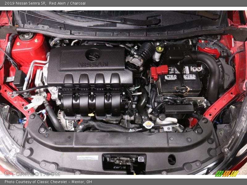 Red Alert / Charcoal 2019 Nissan Sentra SR