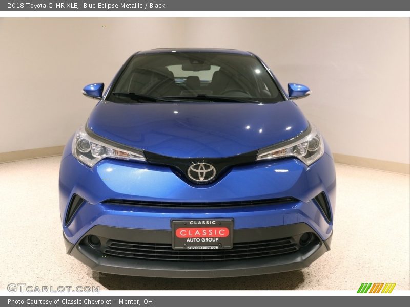 Blue Eclipse Metallic / Black 2018 Toyota C-HR XLE