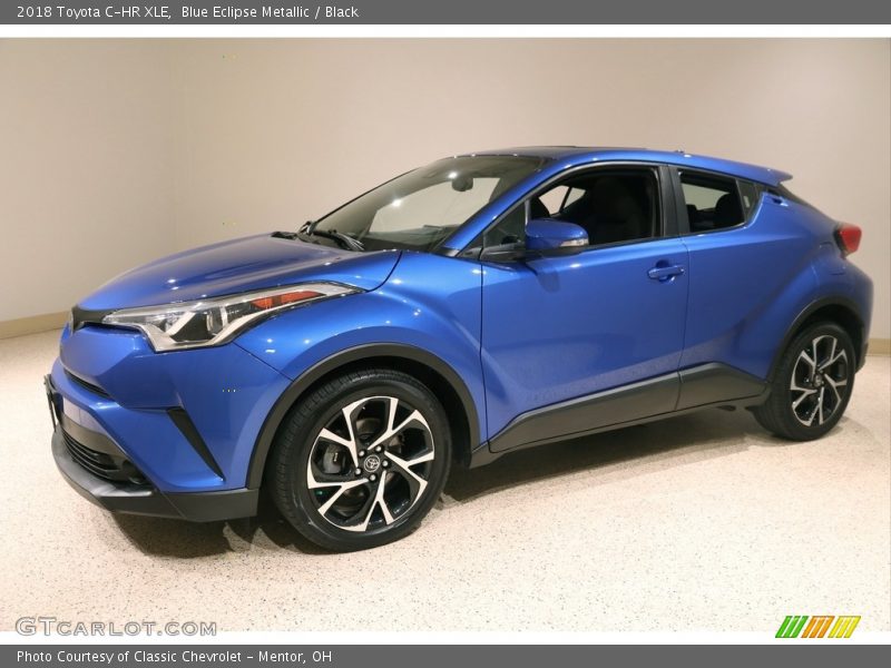 Blue Eclipse Metallic / Black 2018 Toyota C-HR XLE