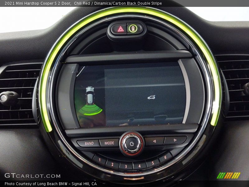 Chili Red / Dinamica/Carbon Black Double Stripe 2021 Mini Hardtop Cooper S 2 Door