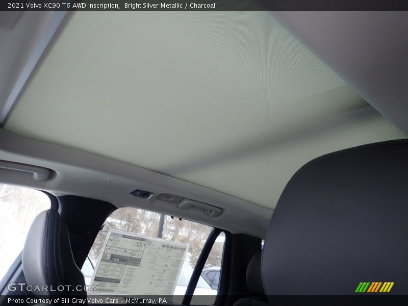 Bright Silver Metallic / Charcoal 2021 Volvo XC90 T6 AWD Inscription